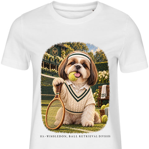 Wimbledon Reserve: dog portrait t-shirt