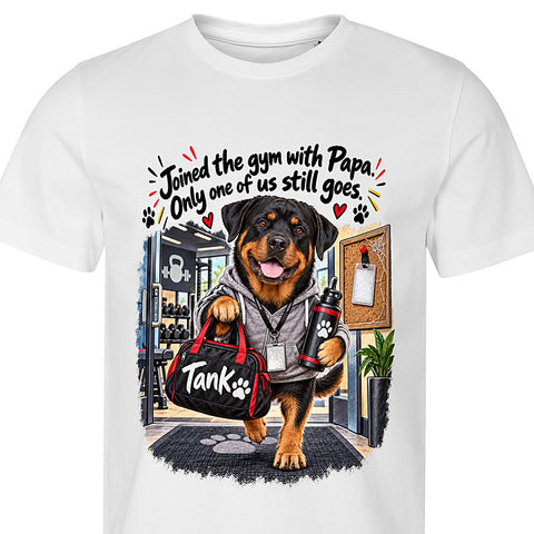 Still Going: dog portrait t-shirt